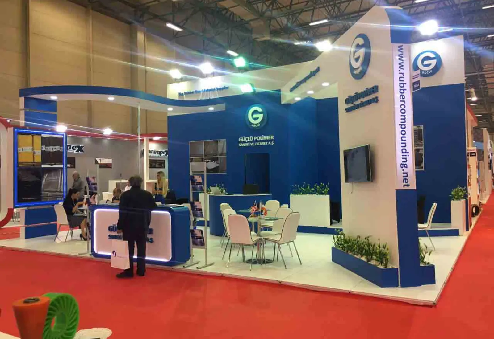 Realisierter individueller Messestand